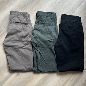 Volcom Bundle - 3 pairs of pants
